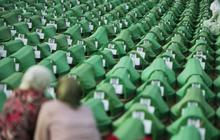 Lokasi pembantaian Muslim Bosnia terbelah dua agama
