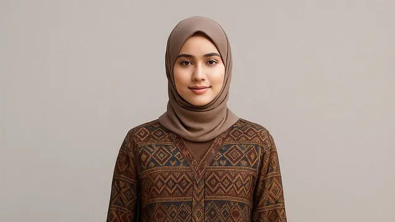 6 Inspirasi Gamis V Neck yang Cocok untuk Berbagai Usia, Berikan Nuansa Modern pada Busana Muslim