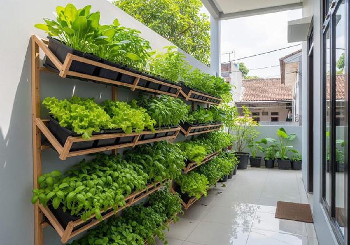 15 Model Teras Rumah Sempit Tanpa Pagar, Jadi Kebun Mini