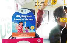 DKI Jakarta Luncurkan Stiker Anti Kekerasan Perempuan dan Anak di Transjakarta, Jamin Ruang Aman Warga
