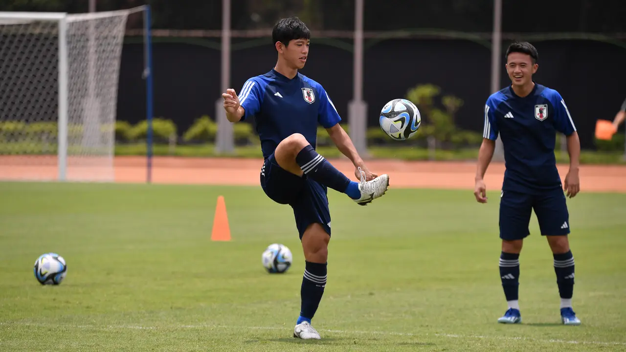 Latihan Timnas Jepang U-17