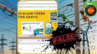 Penelusuran klaim link pendaftaran token listrik gratis PLN Peduli untuk golongan 450-2.200 kWh (Sumber Facebook)