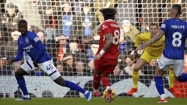 Pekan ke-23 Premier League 2024/2025, Liverpool Berhasil Kalahkan Ipswich Town dengan Skor 4-1