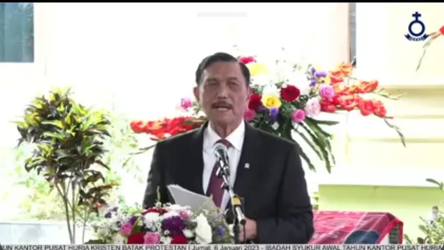 Menteri Koordinator bidang Kemaritiman dan Investasi Luhut Binsar Pandjaitan