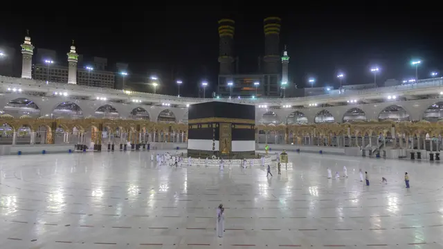 FOTO: Masjidil Haram Bersiap Menyambut Jemaah Haji
