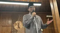 Capres nomor urut 1 Anies Baswedan menggelar open house Lebaran Idul Fitri 1445 H/2024 M di rumahnya kawasan Lebak Bulus, Jakarta Selatan. (Liputan6.com/Winda Nelfira)