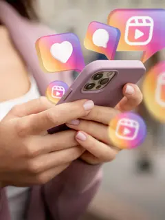 Ilustrasi media sosial, Instagram. (Image by Freepik)