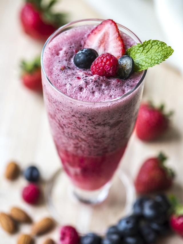 Ilustrasi resep smoothies