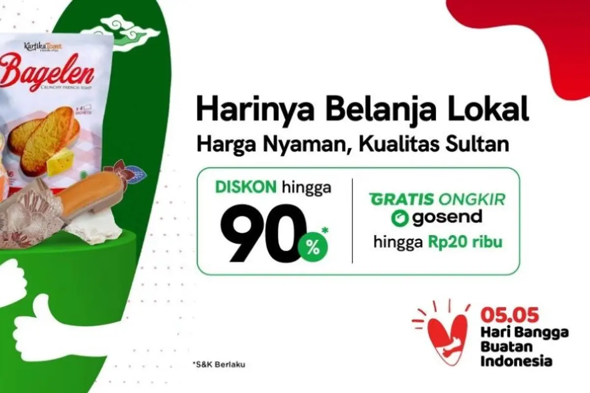 Dukung Hari Bangga Buatan Indonesia, Tokopedia Hadirkan 5 Penawaran Spesial! 