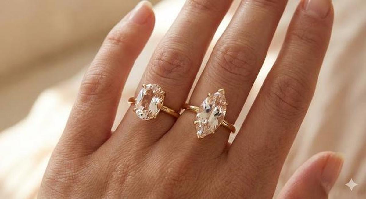 10 Model Cincin Emas Batu Morganite Tren 2026, Intip Desainnya
