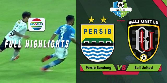 VIDEO: Highlights Liga 1 2018, Persib Vs Bali United 1-1