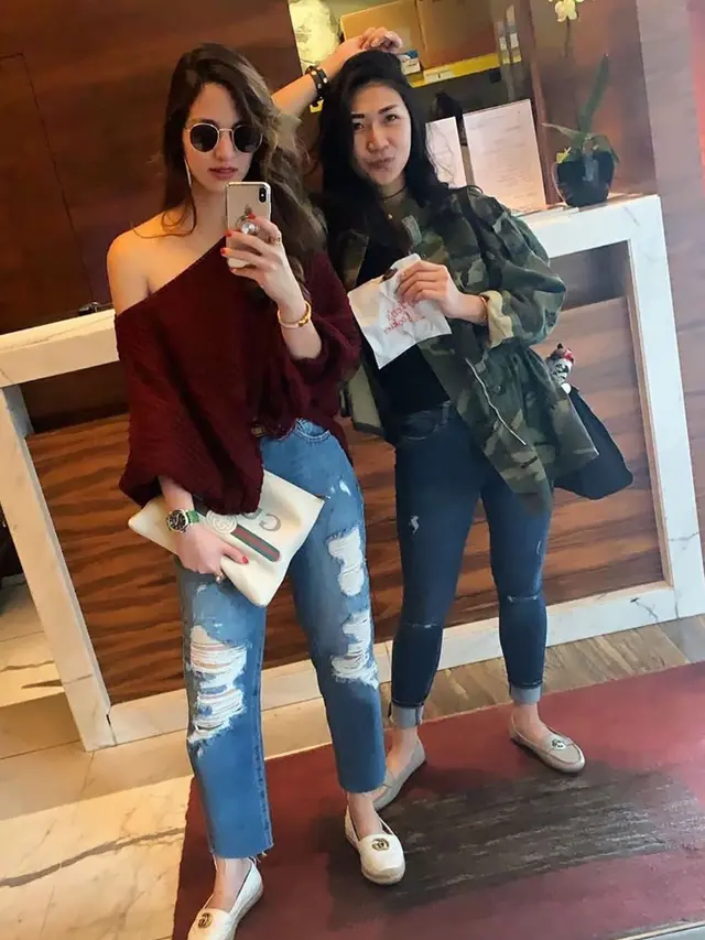 Nia Ramadhani dan Theresa Wienathan