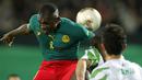 Geremi Njitap. Gelandang kanan Kamerun pengoleksi 119 caps dengan raihan 13 gol ini menjuarai Piala Afrika pada edisi 2000 dan 2002. Sedangkan trofi Liga Champions Eropa diraih pada musim 1999/2000 dan 2001/2002 bersama Ajax Amsterdam yang dibelanya selama 3 musim sejak 1999/2000. (AFP/Franck Fife)