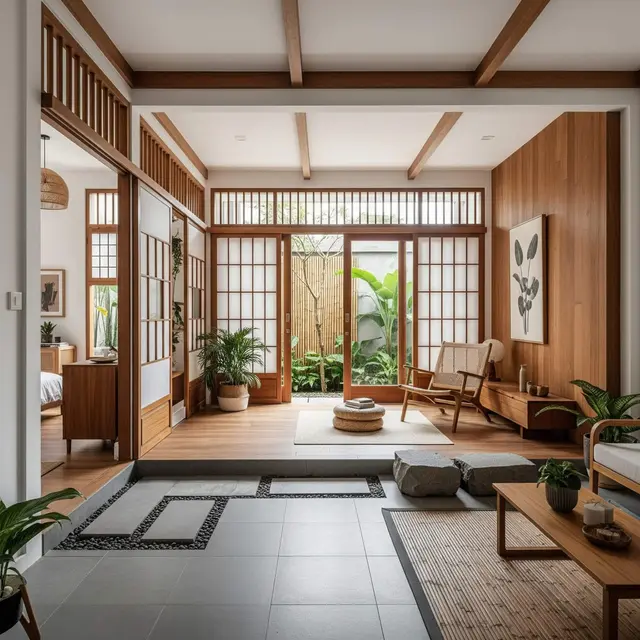 Rumah Compact Bergaya Jepang untuk Hidup Simpel dan Tenang