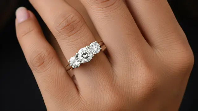 Model Cincin Nikah Diamond (Image by Gemini AI)