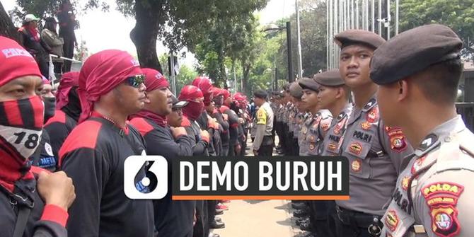 VIDEO: Demo Buruh, Perwakilan Buruh Bertemu Gubernur Anies