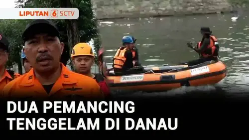 VIDEO: Dua Pemancing Tenggelam di Danau Bekasi, Satu Ditemukan Tewas