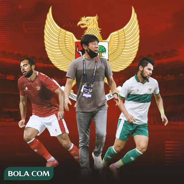 Timnas Indonesia - Jordi Amat, Shin Tae-yong, Sandy Walsh