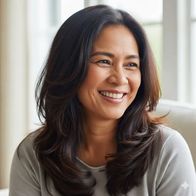 Model Rambut Sederhana Ibu-Ibu Tanpa Banyak Styling