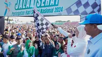 Animo Besar Warga Madiun Hadiri Jalan Sehat Bareng Khofifah