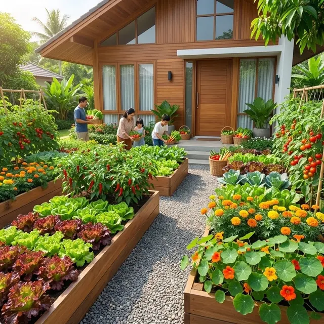 Inspirasi Taman Depan Rumah Tanpa Pagar yang Estetik