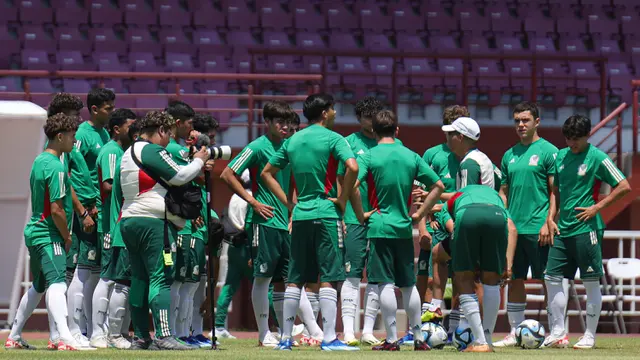 Latihan Timnas Meksiko U-17