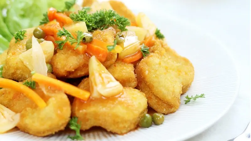 Menu Maksi: Segarnya Nugget Asam Manis