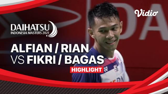 Berita Video Highlights Indonesia Masters 2021, Fajar Alfian/Muhammad Rian Ardianto Vs Muhammad Shohibul Fikri / Bagas Maulana pada Selasa (16/11/2021)