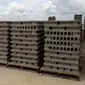 Beton concrete block yang siap dibangun tahan gempa di salah satu perumahan modern ala Jepang di kawasan Depok, Jawa Barat. (Liputan6.com)