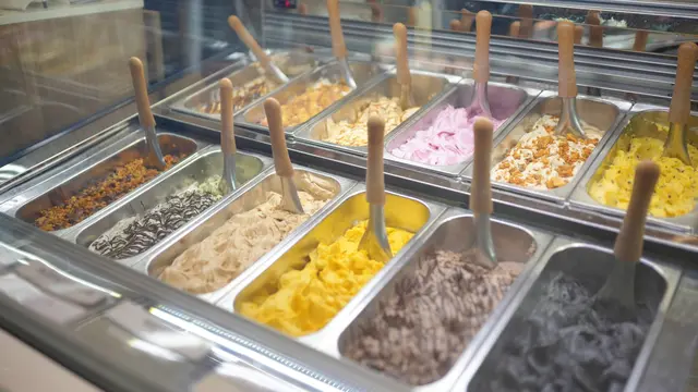 Foto berbagai varian rasa dari Gelato Secrets