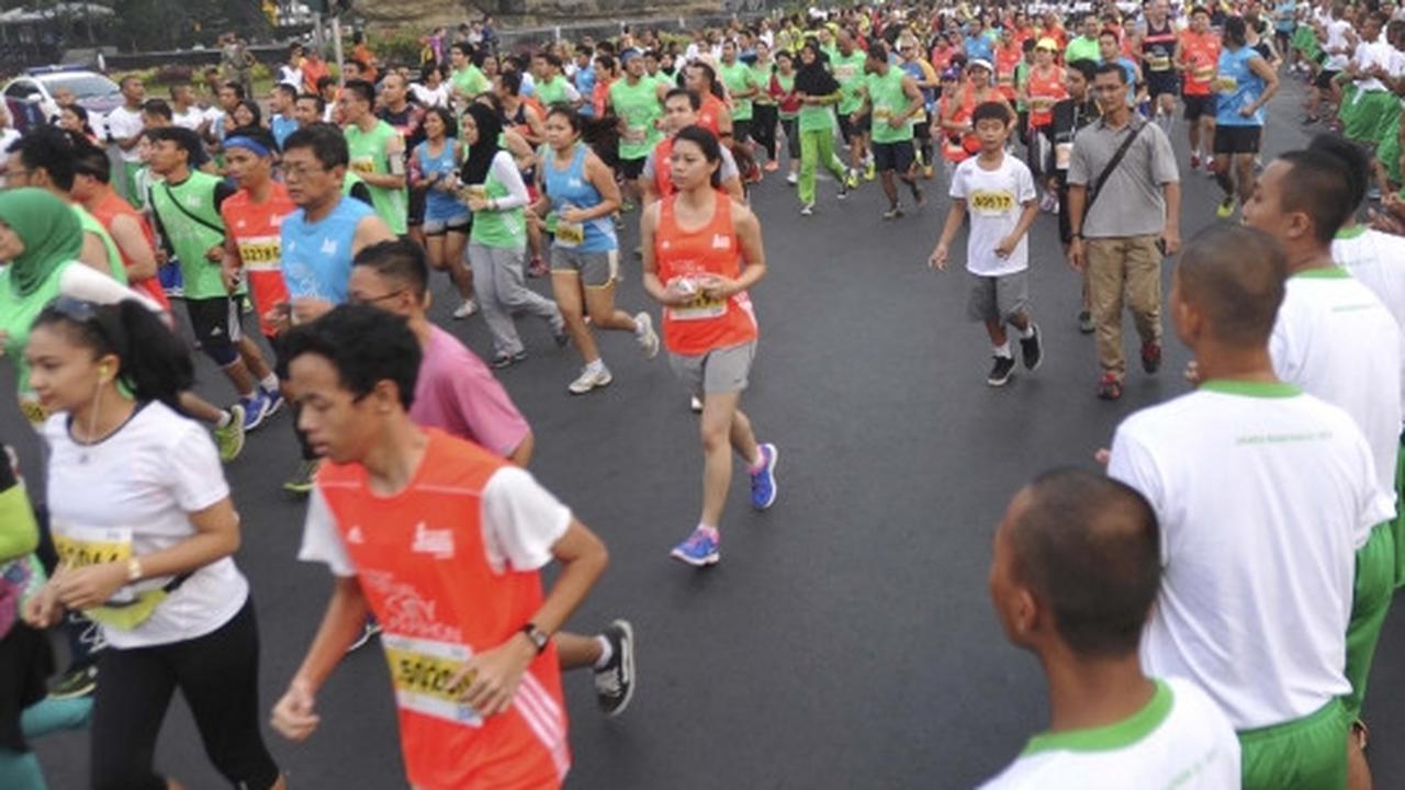 Begini ramainya Jakarta Marathon dengan 15.000 peserta
