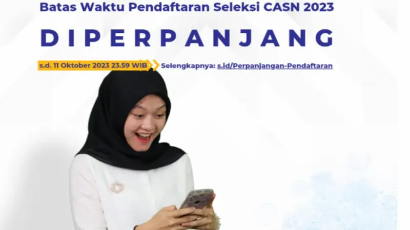 Seleksi CPNS 2023 diperpanjang.