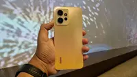Xiaomi meluncurkan warna baru untuk Redmi Note 12 yakni sunrise gold. (Liputan6.com/Agustinus M. Damar)