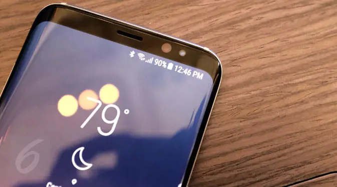 Samsung Galaxy S8 yang dirilis pada 2017 (Foto: Liputan6.com/Iskandar)