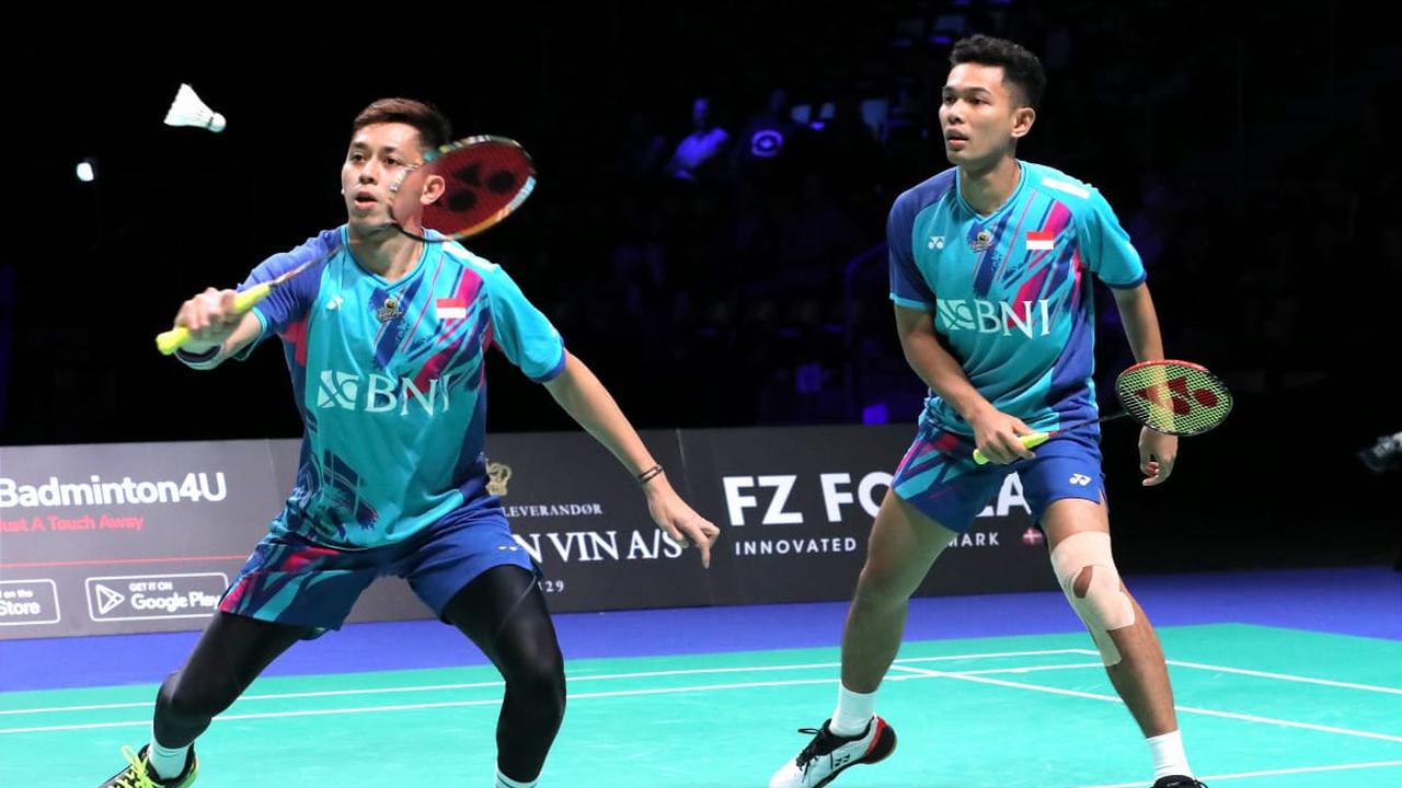 Fajar Alfian/Muhammad Rian Ardianto - Denmark Open 2022 - Bulu Tangkis - 22 Oktober 2022