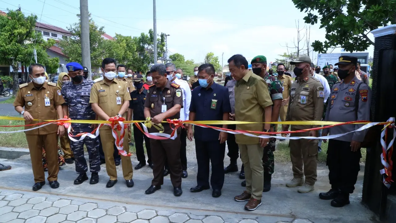 Peresmian Kampung restorative justice atau keadilan restoratif di Cilacap, Jateng. (Foto: Liputan6.com/Humas Pemkab Cilacap)