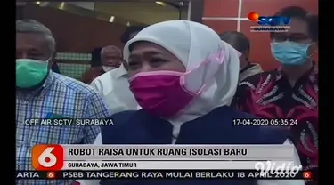 Robot Raisa yang belum lama ini diperkenalkan oleh pihak ITS, kini telah ditempatkan di RS UNAIR guna membantu penanganan pasien Covid-19. Gubernur Jatim turut mendukung keberadaan Raisa ini, dan berencana menyiapkan sejumlah Raisa di rumah sakit bes...