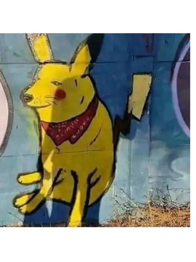 6 Lukisan Pokemon dan Doraemon di Dinding Ini Nyeleneh, Kocak
