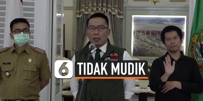 VIDEO: Ridwan Kamil Imbau Warga Jangan Mudik, Ini Alasannya