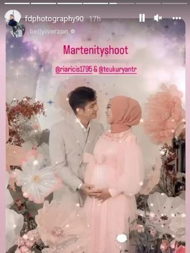 Jelang Melahirkan, Ini 6 Potret Maternity Shoot Ria Ricis dan Teuku Ryan