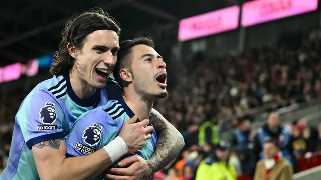 Sempat Tertinggal, Arsenal Tekuk Brentford dan Tempel Posisi Liverpool