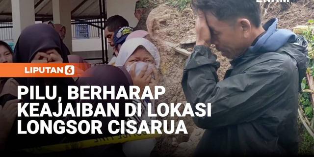Pilu, Berharap Keajaiban di Lokasi Longsor Cisarua