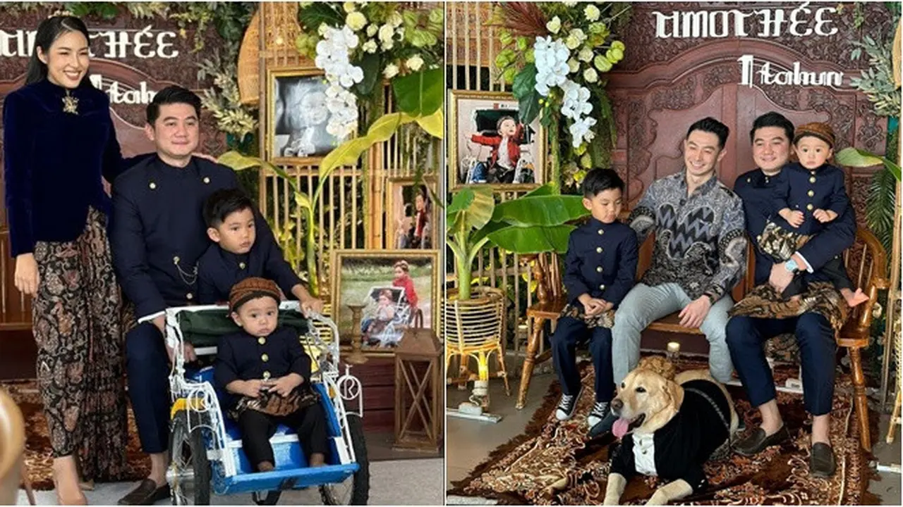 6 Potret Ultah Anak Chef Arnold Bertema Adat Jawa, Reynold Poernomo Hadir