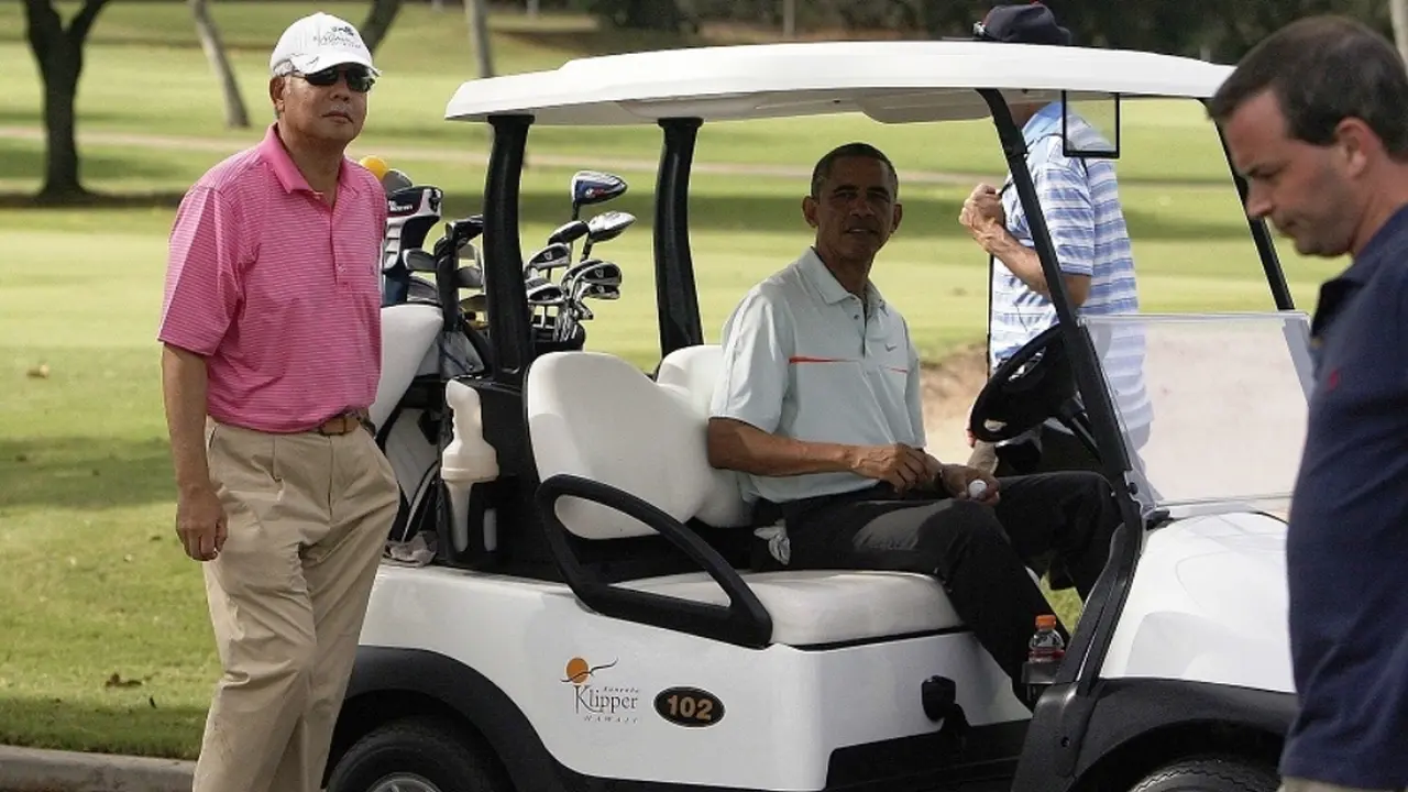 PM Malaysia main golf bareng Obama