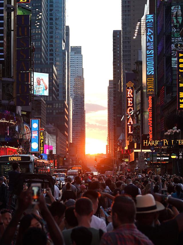 Fenomena Manhattanhenge