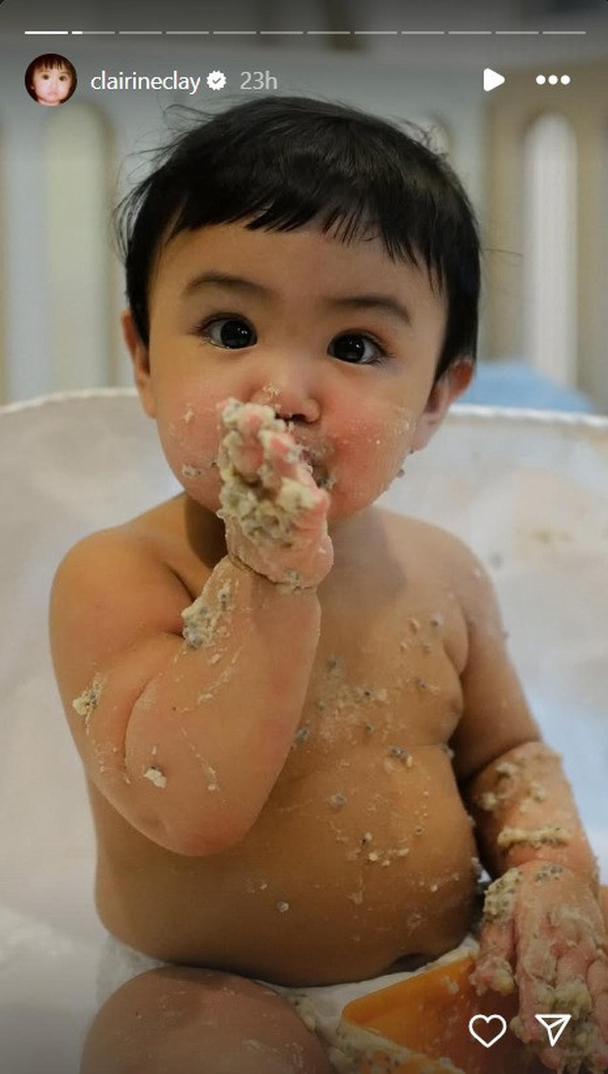 Potret Terbaru Baby Lio, Anak Joshua dan Clairine Clay yang Kini Sudah 9 Bulan