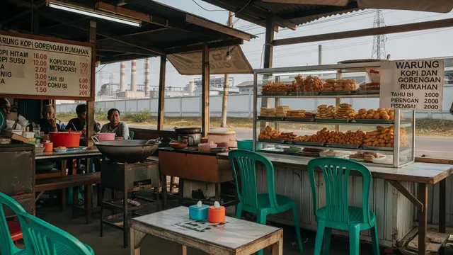 Ide Warung Jajanan untuk Rumah di Pinggir Pabrik