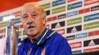 Pelatih tim nasional Spanyol, Vicente Del Bosque. (AFP/Manuel Lorenzo).