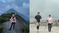 Irish Bella dan Ammar Zoni Naik Gunung Gede (Sumber: Instagram/_irishbella_/ammarzoni)