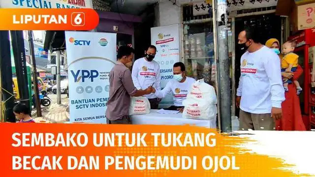 YPP dan Mitra Bukalapak kembali menyalurkan bantuan dari pemirsa SCTV dan Indosiar kepada warga terdampak Covid-19. Kali ini sasarannya adalah tukang becak, pengemudi ojek maupun sopir angkot di Kuningan, Jawa Barat.